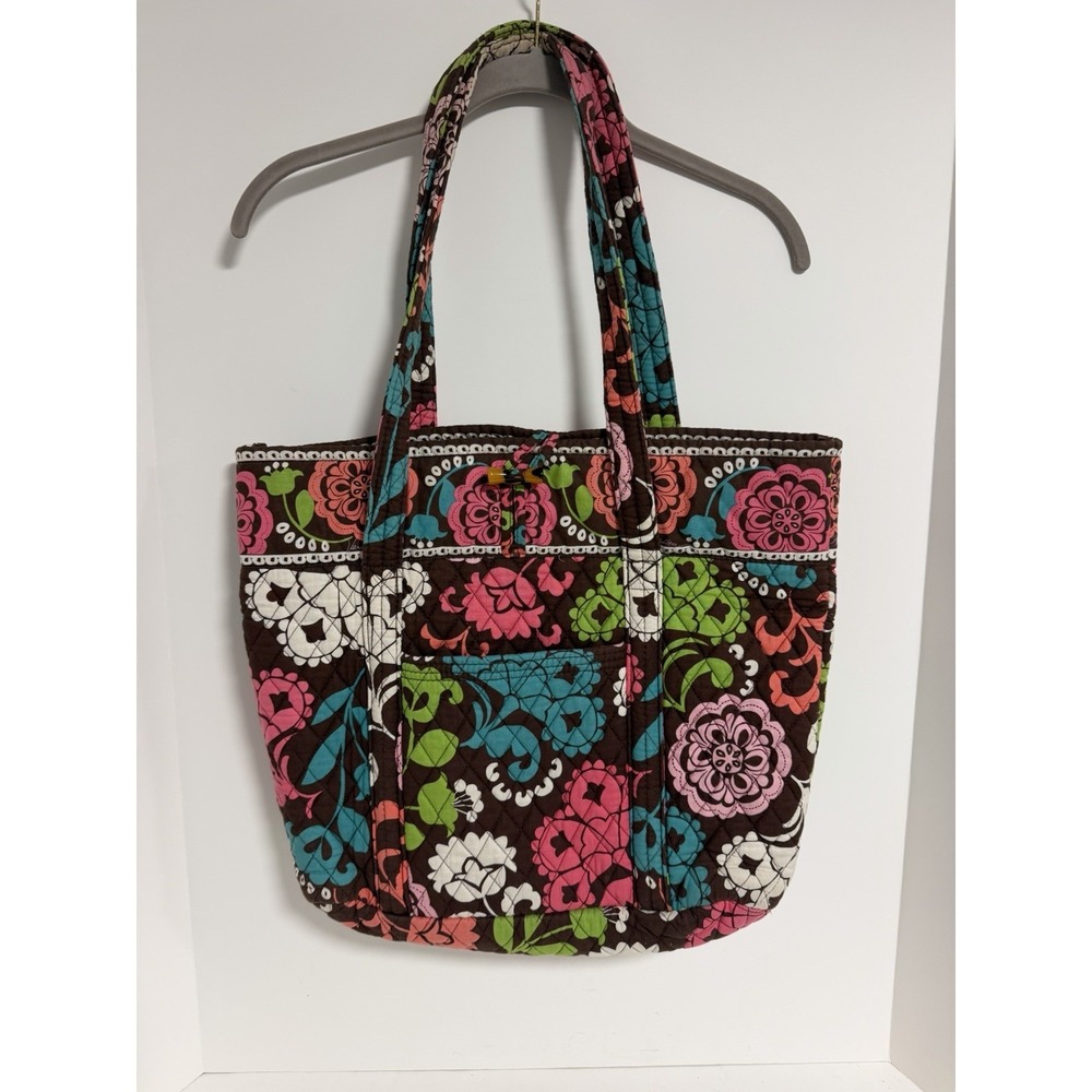 Vera Bradley tote bag in the "Lola" floral pattern